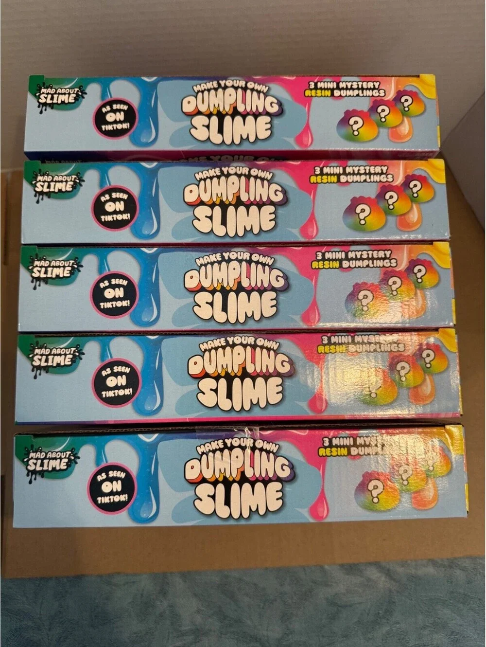 (5) Boxes of RMS Mad About Slime Dumpling Slime Kit DIY Make Your Own - TikTok